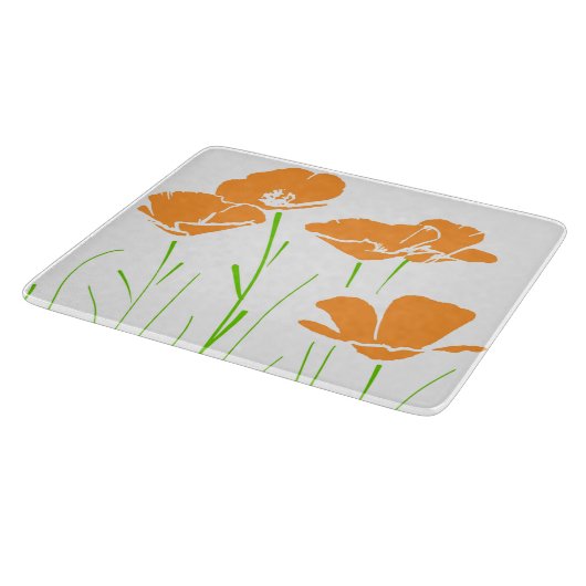 Vijf handgeschreven Californische papies Snijplank (Hoek)