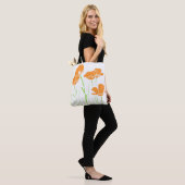 Vijf handgeschreven Californische papies Tote Bag (Op model)