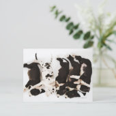 Vijf Harlequin Great Dane puppies slapen Briefkaart (Staand voorkant)