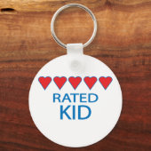 Vijf Hart Kid Sleutelhanger (Voorkant)