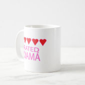Vijf hart Mamá Koffiemok (Voorkant links)