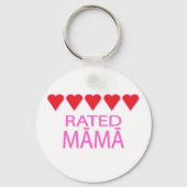 Vijf hart Māmā Sleutelhanger (Voorkant)