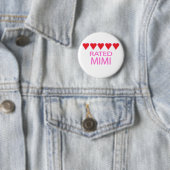 Vijf Hart Mimi Ronde Button 5,7 Cm (In situ)