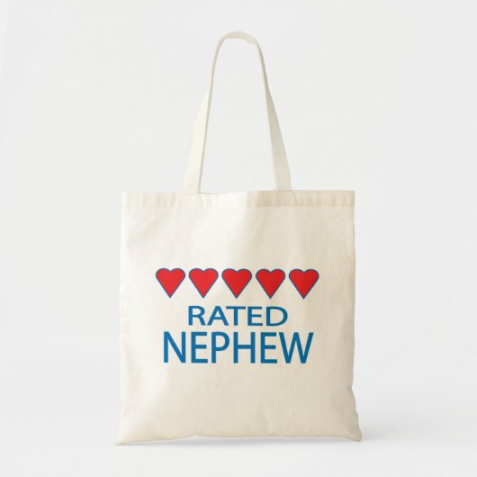 Vijf hart Nephew Tote Bag (Voorkant)
