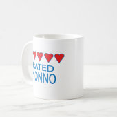 Vijf hart nonno koffiemok (Voorkant links)