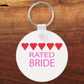 Vijf hartbride sleutelhanger (Voorkant)