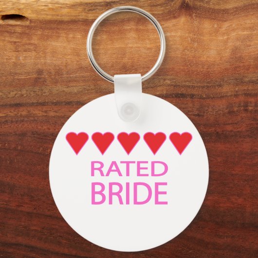 Vijf hartbride sleutelhanger (Voorkant)