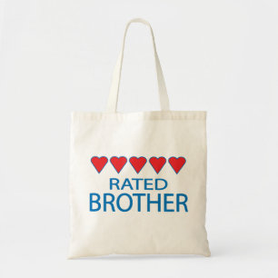 Vijf hartbroeder tote bag