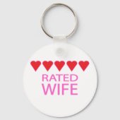 Vijf hartenvrouw sleutelhanger (Voorkant)