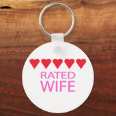 Vijf hartenvrouw sleutelhanger (Voorkant)