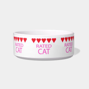 Vijf hartkat Bowl Voerbakje