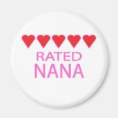 Vijf hartstuk Nana Magneet (Voorkant)