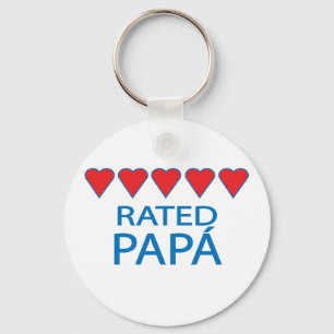 Vijf hartstuk Papá Sleutelhanger