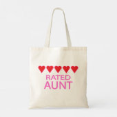 Vijf harttante tote bag (Achterkant)