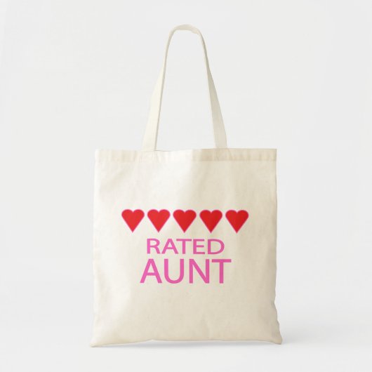 Vijf harttante tote bag (Voorkant)