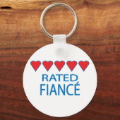 Vijf hartverloofde sleutelhanger (Voorkant)