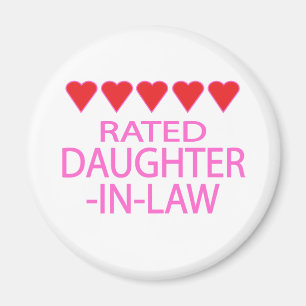 Vijf Heart Daughter-In-Law Magneet