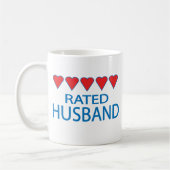 Vijf Heart Husband Koffiemok (Links)