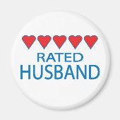 Vijf Heart Husband Magneet (Voorkant)