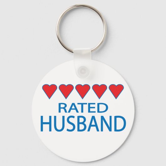 Vijf Heart Husband Sleutelhanger (Voorkant)