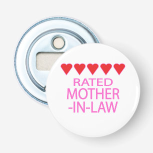 Vijf Heart Moeder-in-Wet Button Flesopener