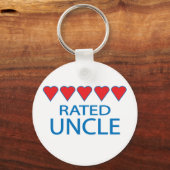 Vijf Heart oom Sleutelhanger (Voorkant)