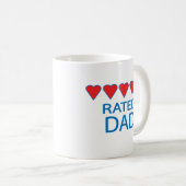 Vijf Heart Pap Koffiemok (Voorkant rechts)