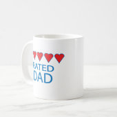 Vijf Heart Pap Koffiemok (Voorkant links)