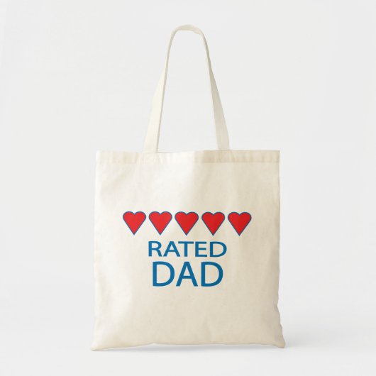 Vijf Heart Pap Tote Bag (Voorkant)