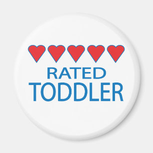 Vijf Heart Toddler Magneet