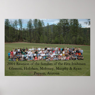 Vijf Ieren in 2004 herenigen Poster