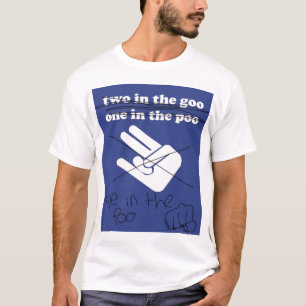 Vijf in de poo. t-shirt