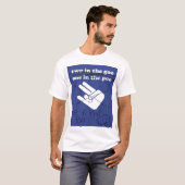 Vijf in de poo. t-shirt (Voorkant volledig)