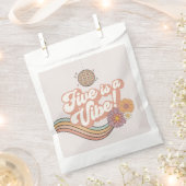 Vijf is een Vibe 5e verjaardagsfeestje borden Bedankzakje (Geknipt)