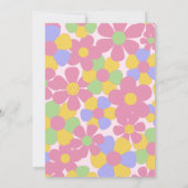 Vijf is een vibe Birthday Uitnodiging (Achterkant)