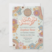 Vijf is een Vibe Groovy 5th birthday 70s retro (Voorkant)