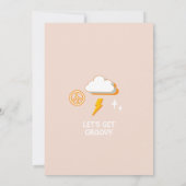 Vijf is een Vibe Hippie 70's Retro Boy 5e verjaard Kaart (Achterkant)