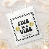 Vijf is een Vibe | Jongens Gelukkig Gezicht 5e Ver Bedankzakje (Geknipt)