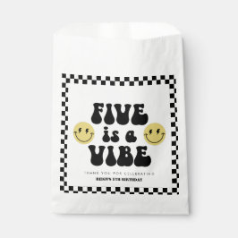 Vijf is een Vibe | Jongens Gelukkig Gezicht 5e Ver Bedankzakje