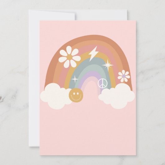 Vijf is een Vibe Rainbow Kaart (Achterkant)