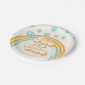 Vijf is een Vibe Retro Boy 5th Birthday Paper Bord (Gekanteld)