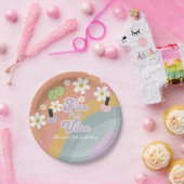 Vijf is een vibe Spa Rainbow 5e verjaardag Papieren Bordje (Feest)