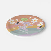 Vijf is een vibe Spa Rainbow 5e verjaardag Papieren Bordje (Gekanteld)