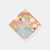 Vijf is een vibe Spa Rainbow 5e verjaardag Servet (Hoek)