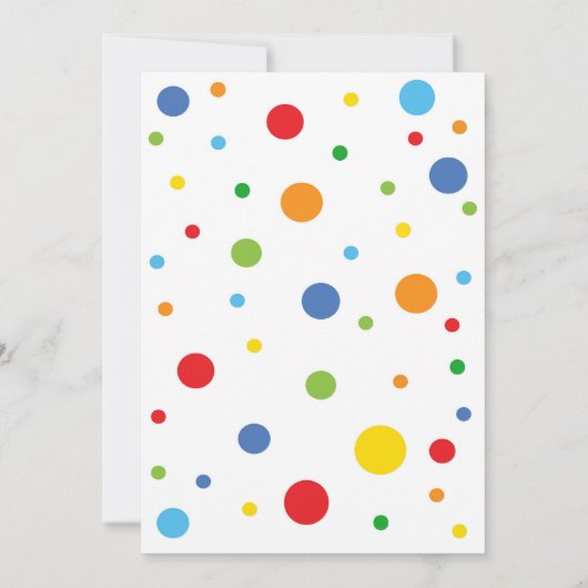 Vijf is een Vibe verjaardagsuitnodiging 5e verjaar Kaart (Achterkant)