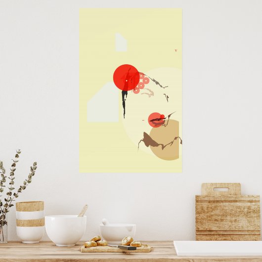 vijf is vier niet zes poster (Keuken)