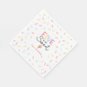 Vijf is zo lief ijs 5e verjaardag feest servet (Hoek)