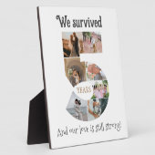 Vijf jaar bruiloft Jubileum Fotoplaat (Zijkant)