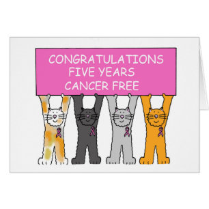 Vijf jaar gratis gefeliciteerd met kanker