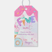 vijf jaar is zo lief cadeaulabel (Voorkant)